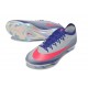 Chaussures Nike Air Zoom Mercurial Vapor XVII Elite FG Bleu Rouge