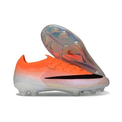 Chaussures Nike Air Zoom Mercurial Vapor XVII Elite FG Orange Noir