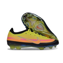 Chaussures Nike Air Zoom Mercurial Vapor XVII Elite FG Jaune Noir