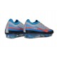 Crampon de Foot Nike Zoom Mercurial Vapor 17 Elite FG Bleu Gris Rouge