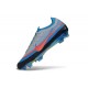 Crampon de Foot Nike Zoom Mercurial Vapor 17 Elite FG Bleu Gris Rouge