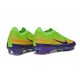 Crampon de Foot Nike Zoom Mercurial Vapor 17 Elite FG Vert Violet