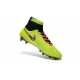 Chaussette Sport Nouvelle Nike Magista Obra FG Fluo Jaune