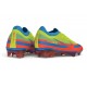 Crampon de Foot Nike Zoom Mercurial Vapor 17 Elite FG Jaune Rouge Bleu