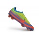 Crampon de Foot Nike Zoom Mercurial Vapor 17 Elite FG Jaune Rouge Bleu