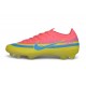 Crampon de Foot Nike Zoom Mercurial Vapor 17 Elite FG Rouge Jaune Bleu