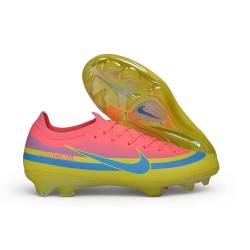 Crampon de Foot Nike Zoom Mercurial Vapor 17 Elite FG Rouge Jaune Bleu