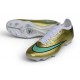 Chaussure Nike Zoom Mercurial Vapor XVII Elite FG Neuf Or Vert