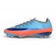 Chaussure Nike Zoom Mercurial Vapor XVII Elite FG Neuf Bleu Orange