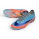 Chaussure Nike Zoom Mercurial Vapor XVII Elite FG Neuf Bleu Orange