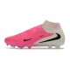 Chaussure de football Nike Phantom 6 High Elite FG Rose Blanc Noir
