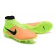 Chaussette Sport Nouvelle Nike Magista Obra FG Cuir Jaune Noir