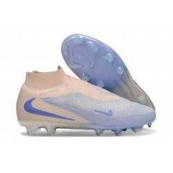Crampons Nouveau Nike Phantom 6 High Elite FG Bleu