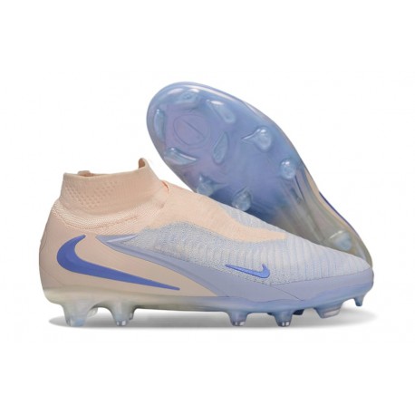 Crampons Nouveau Nike Phantom 6 High Elite FG Bleu
