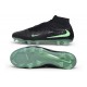 Crampons Nouveau Nike Phantom 6 High Elite FG Noir Vert Illusion