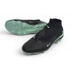 Crampons Nouveau Nike Phantom 6 High Elite FG Noir Vert Illusion