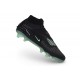 Crampons Nouveau Nike Phantom 6 High Elite FG Noir Vert Illusion