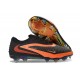 Chaussures Nike Phantom 6 L Elite FG Noir Brt Rouge foncé