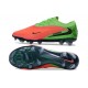 Crampon de Foot Nike Phantom 6 Low Elite FG Hot Punch Noir Vert Strike