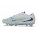 Crampon de Foot Nike Phantom 6 Low Elite FG Bleu Glacier