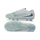 Crampon de Foot Nike Phantom 6 Low Elite FG Bleu Glacier