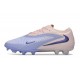 Crampon de Foot Nike Phantom 6 Low Elite FG Bleu lavande Pêche pâle