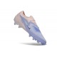 Crampon de Foot Nike Phantom 6 Low Elite FG Bleu lavande Pêche pâle