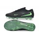 Crampon de Foot Nike Phantom 6 Low Elite FG Noir Vert