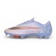 Chaussures Nike Air Zoom Mercurial Superfly 11 Elite FG Blanc Bleu Orange