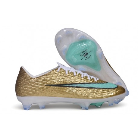 Chaussures Nike Air Zoom Mercurial Superfly 11 Elite FG Mtlc Or Vert luminescent