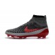 Nike Nouveaux 2016 Chaussure Magista Obra FG ACC Gris Rouge Blanc