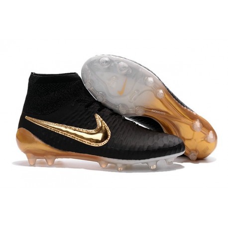 Nike Nouveaux 2016 Chaussure Magista Obra FG ACC Noir Or