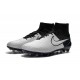 Nike Nouveaux 2016 Chaussure Magista Obra FG ACC Cuir Blanc Noir