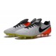 Nouveaux 2016 Chaussures Cuir de Kangourou Nike Tiempo Legend VI FG ACC Blanc Noir Orange