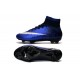 Cristiano Ronaldo CR Chaussure 2016 Nike Mercurial Superfly FG Bleu Royal Argent