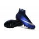 Cristiano Ronaldo CR Chaussure 2016 Nike Mercurial Superfly FG Bleu Royal Argent