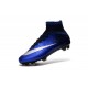 Cristiano Ronaldo CR Chaussure 2016 Nike Mercurial Superfly FG Bleu Royal Argent