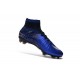 Cristiano Ronaldo CR Chaussure 2016 Nike Mercurial Superfly FG Bleu Royal Argent