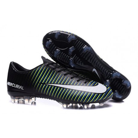 Nike Chaussures de Foot Mercurial Vapor XI FG Noir Blanc