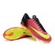 Nike Chaussures de Foot Mercurial Vapor XI FG Rouge Jaune