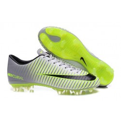 Nike Chaussures de Foot Mercurial Vapor XI FG Argent Noir