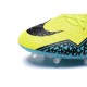 Nike Hypervenom Phinish FG Chaussures Football Volt Noir Turqoise