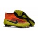 Crampons Football Nouvelle Homme Nike Magista Obra FG Carmin Noir Agrume