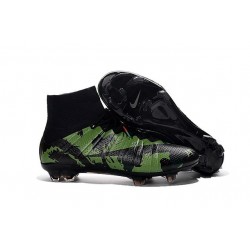 Crampon Nouveau 2016 Nike Mercurial Superfly FG Camo Vert Noir