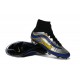 Crampon Nouveau 2016 Nike Mercurial Superfly Heritage FG ID Bleu Argent Jaune