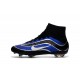 Crampon Nouveau 2016 Nike Mercurial Superfly Heritage FG ID Bleu Noir Blanc