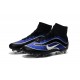 Crampon Nouveau 2016 Nike Mercurial Superfly Heritage FG ID Bleu Noir Blanc