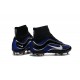 Crampon Nouveau 2016 Nike Mercurial Superfly Heritage FG ID Bleu Noir Blanc