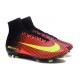 Chaussures a Crampons Nouvel 2016 Nike Mercurial Superfly V FG Orange Jaune Rose