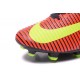 Chaussures a Crampons Nouvel 2016 Nike Mercurial Superfly V FG Orange Jaune Rose